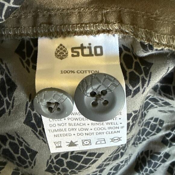 Men’s Stio Hiking Outdoor Organic Cotton Brown Pants Size 36 - Picture 6 of 6